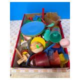 Vintage Plastic Toy Kitchenware Set