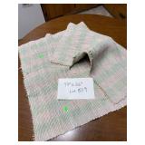 Woven Cotton Striped Rag Rug, 44" x 26"
