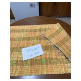 Woven Rag Runner Rug 38" x 24"