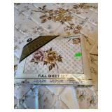 Vintage Cannon Monticello Full Sheet Set