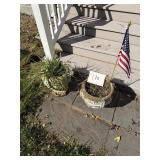 Pair of Classical Cast Stone Urns