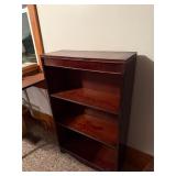Vintage Three-Tier Wood Bookcase