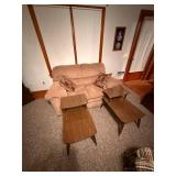 Mid-Century Style Tiered End Table Set
