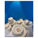 Washington Colonial Rose Dinnerware Set