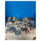 Vintage Aluminum Toy Kitchenware Set