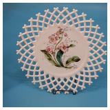 Antique Milk Glass Plate