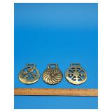 Brass Horse Medallions