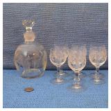 Crystal Decanter Set