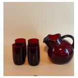 Ruby Red Beverage Set