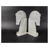 Onyx Horse Bookends