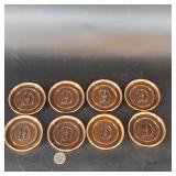Copper Coaster Set