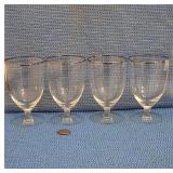 Footed Drinking Glasses