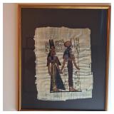 Egyptian Painting On Papyrus
