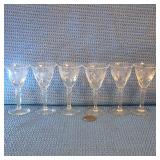 Crystal Cordial Glass Lot
