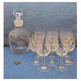 Crystal Decanter Set