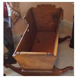 Wooden Baby Cradle