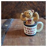 Boys Bear Figurine