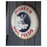 Hog Feeds Sign