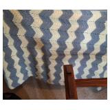 Crocheted Afghan. Measures 84'.