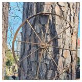Metal Wagon Wheel