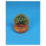 Peacock Trinket Box