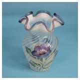 Fenton Lavender Crest Vase