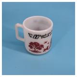 Child's Milk Glass Mug