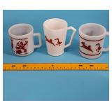 Hazel Atlas Child's Mugs