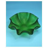 Green Art Glass Bowl