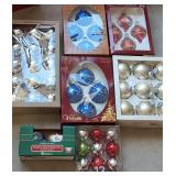 Glass Christmas Ornament Lot