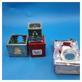 Christmas Candle Holder Lot
