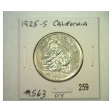 1925-S CALIFORIA COMMEMORATIVE MS 63