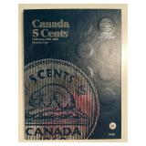 102 PC. CANADA 5c IN TWO FOLDERS 1922-2012