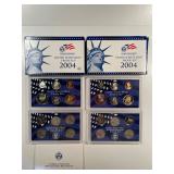 2 PIECES 2004 US MINT PROOF SETS