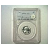 1943 LINCOLN CENT PCGS MS 66