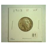 1913 TYPE 2 BUFFALO NICKEL EXTRA FINE