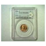 1936-D LINCOLN CENT PCGS MS 66 RED