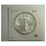 2023 AMERICAN SILVER EAGLE MINT STATE