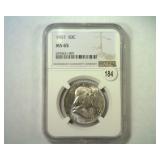 1957 FRANKLIN HALF DOLLAR NGC MS 65