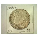 1889-O MORGAN SILVER DOLLAR AU