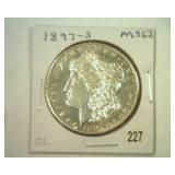 1897-S MORGAN SILVER DOLLAR MS-62