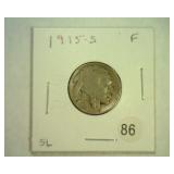 1915-S BUFFALO NICKEL FINE