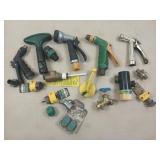Water hose sprayers, water hose repair parts,