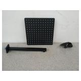 New 12x12 in rain style shower head with 16 inch