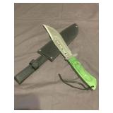 13" s/s blade wood handle knife*