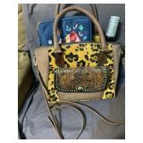 Leopard print Purse-New full of goodies!