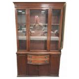 Mahogany China Cabinet 6