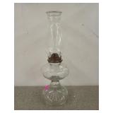 18-in glass oil lamp