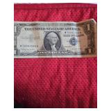 1957 B One Dollar Silver Certificate