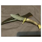 9-1/4" s/s blade Stag handle knife*